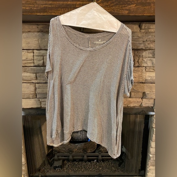 American Eagle Oversized short sleeve striped tee - Picture 1 of 4